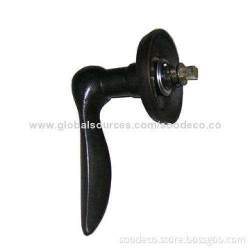 Brass door lock, made of brass, forging or sand casting